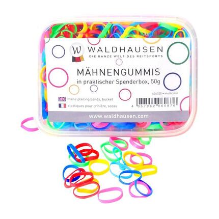 Extra breite Haargummis mit Spenderbox Waldhausen