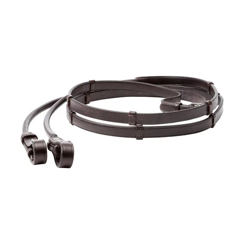 Round leather reins for horses Kavalkade Fleur