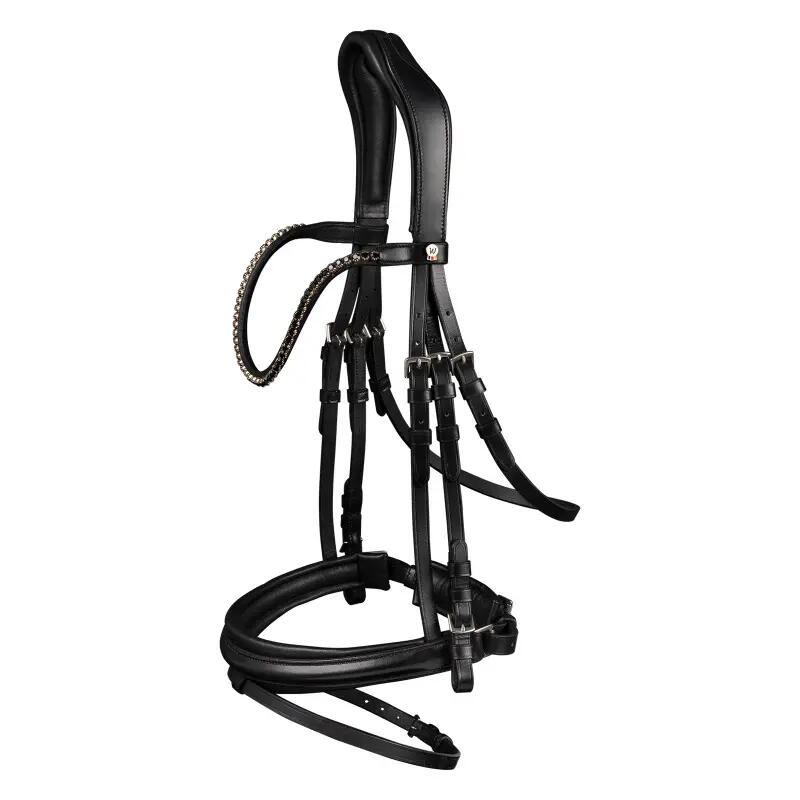 Combined riding bridle and noseband Waldhausen X-Line Favorite