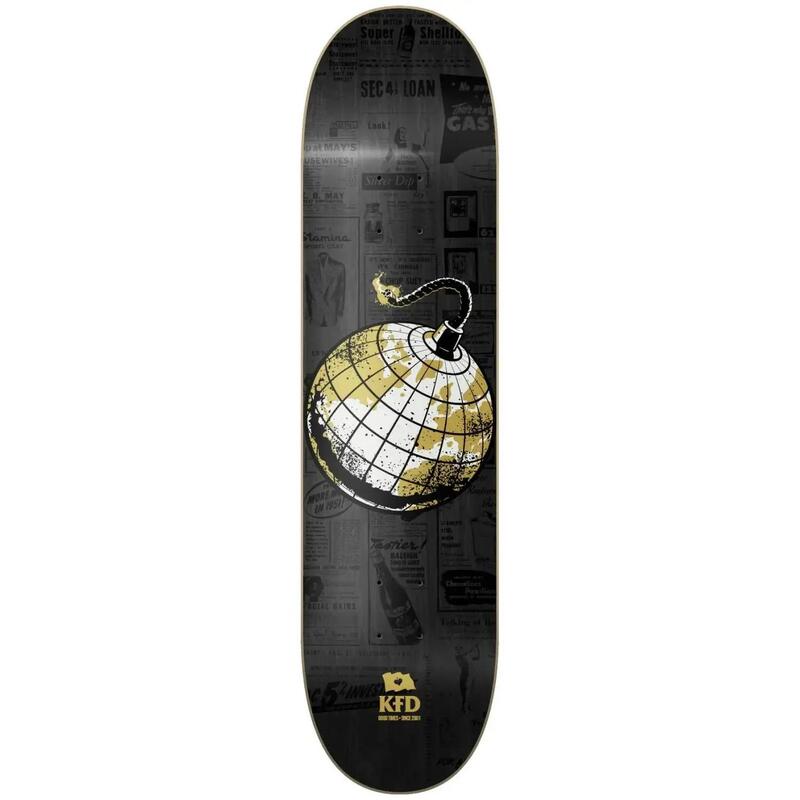 KFD Premium Bomb Placă Skateboard - 8.325" - Gold