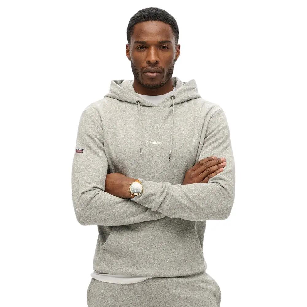 Superdry Herren Hoodie Grau – Plain Hood 3/6