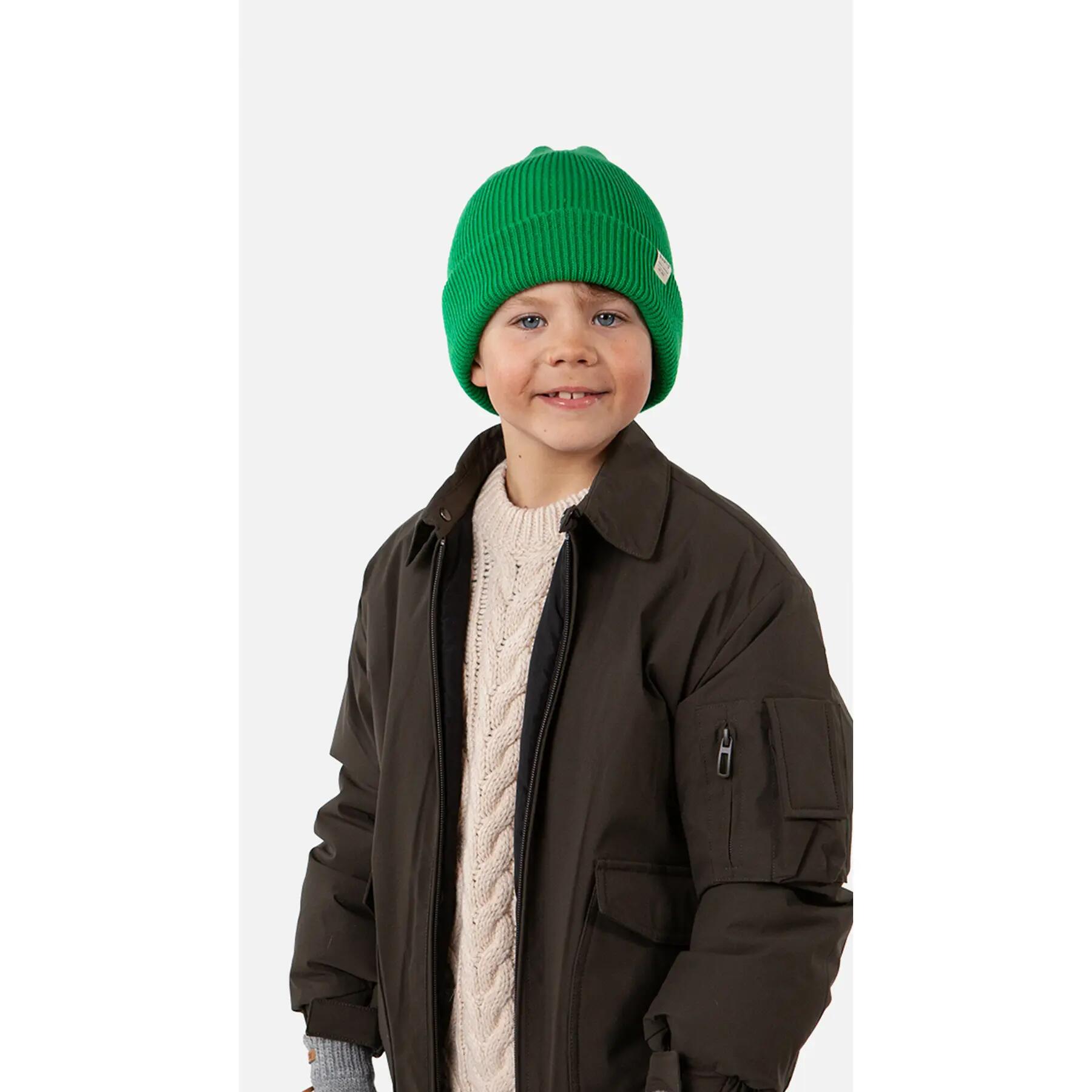Bonnet Kinabalu Beanie Kids Green Garçon 2/3