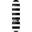 KFD Stripes Placă Skateboard - 8" - Alb