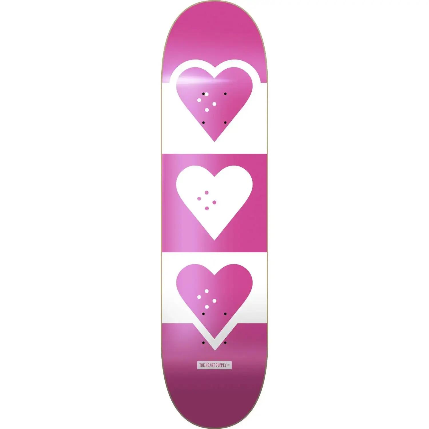 Heart Supply Squadron Placă Skateboard - 8 - Roz