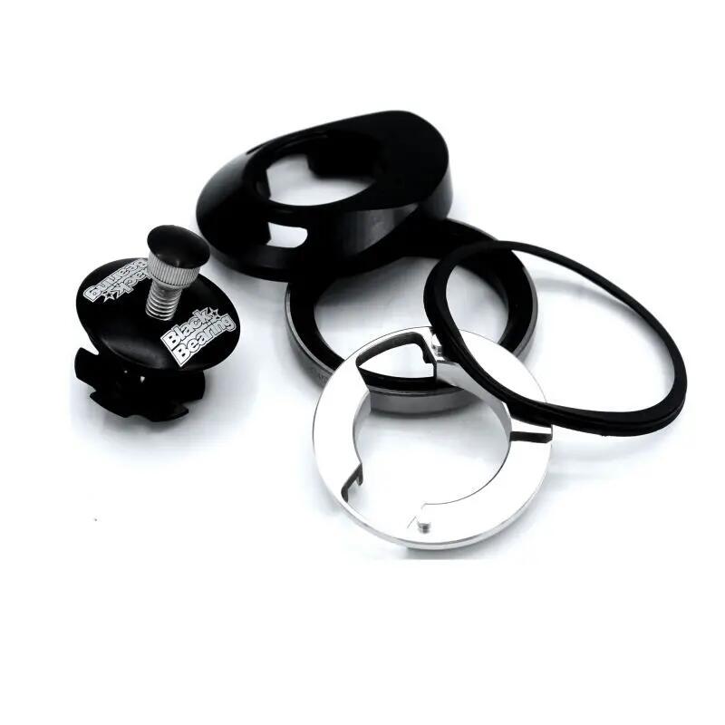 Juego de dirección alto con fundas semi integradas Black Bearing 2/2