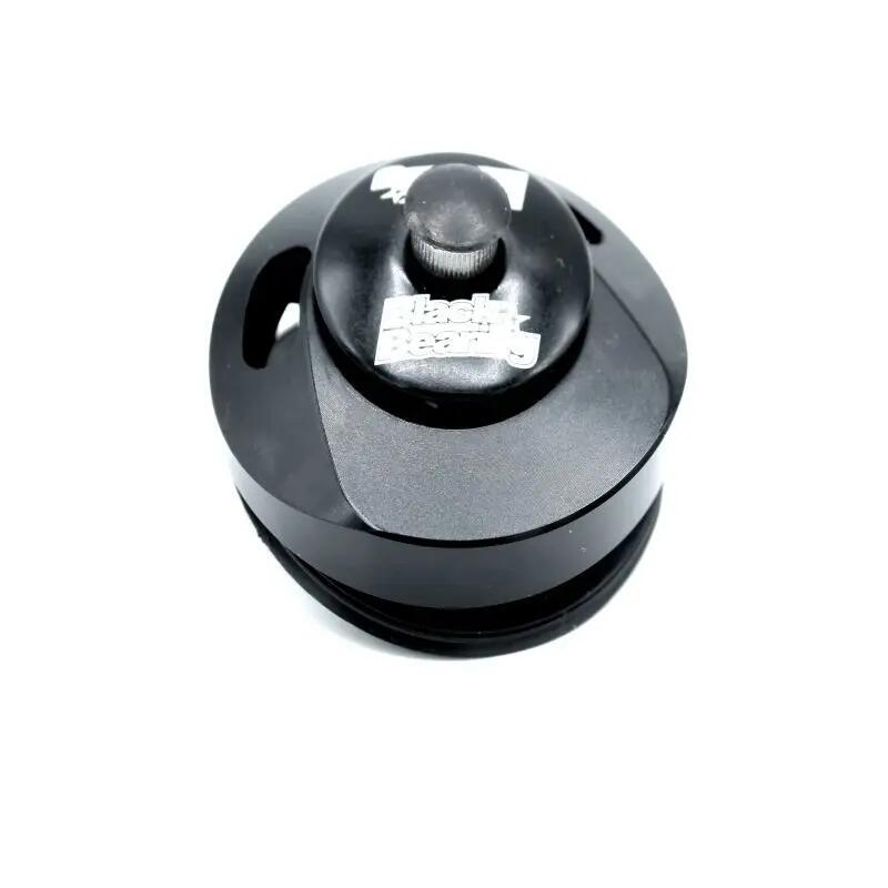 High headset with semi-integrated cups Black Bearing