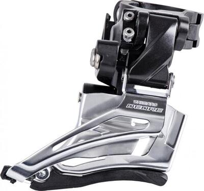 Shimano voorderailleur deore down swing dual pull, 66-69 high-cl.