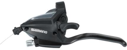 SHIMANO Schalt-/Bremshebel ST-EF500 3-fach Links Schwarz 4 Finger - für V-Bra...
