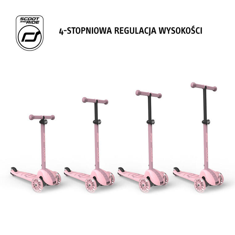 Trottinette highwaykick 3 s led rose Scoot and ride 5/7
