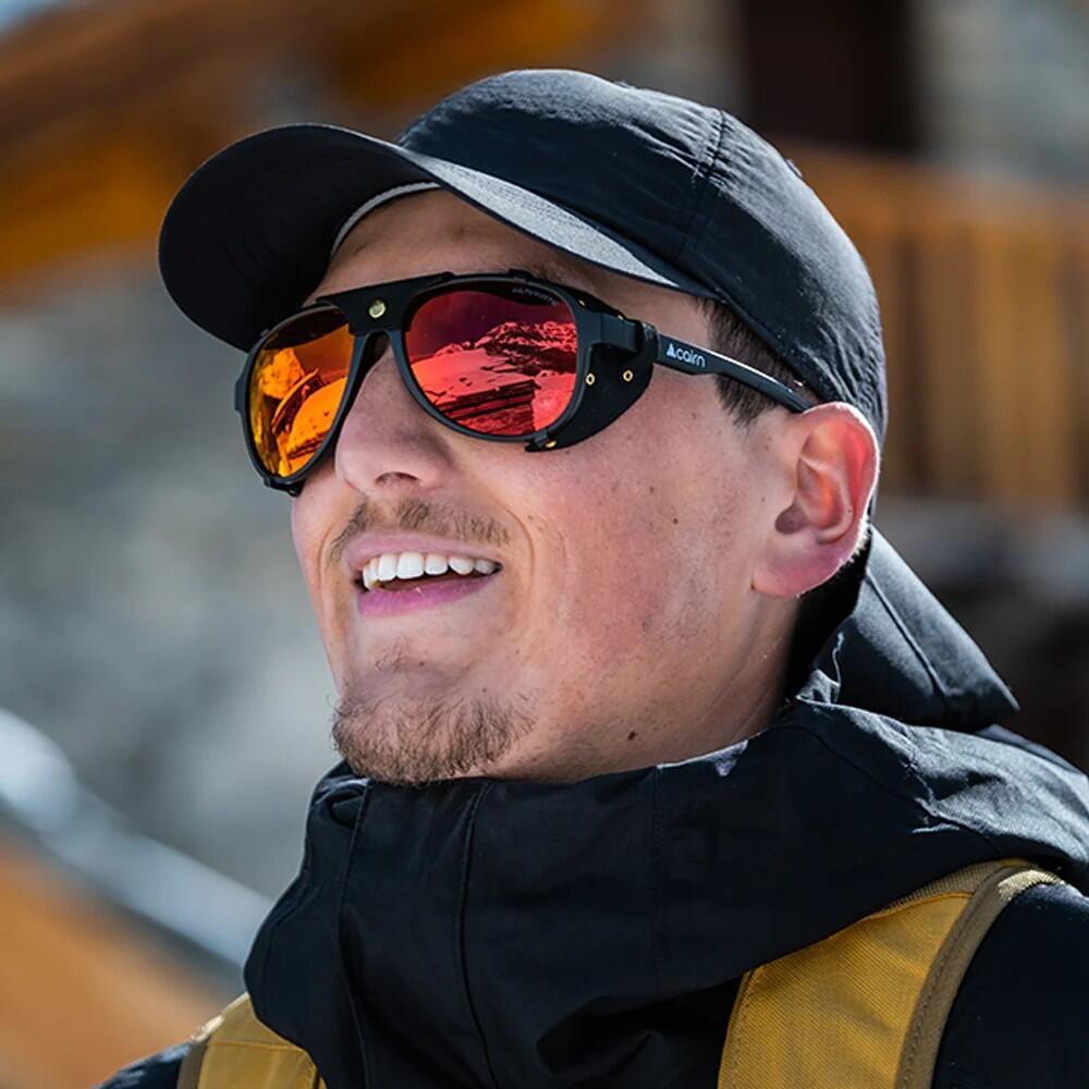 CAIRN Lunettes de soleil NORTH POLARIZED - MAT BLACK RED 2/6