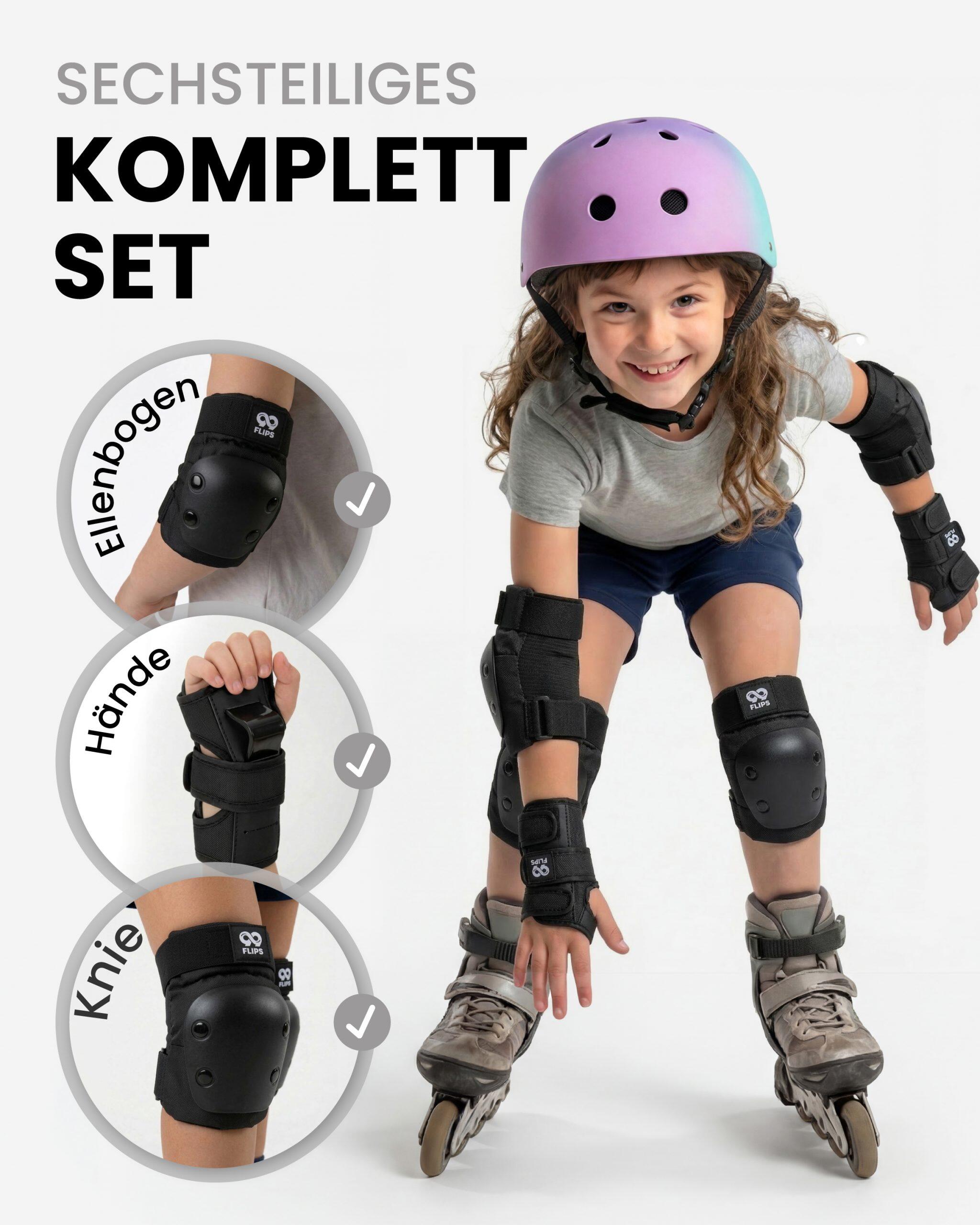Casque de protection réglable pour enfants, kit de protection, sports Casque de protection réglable pour enfants, kit de protection, sports