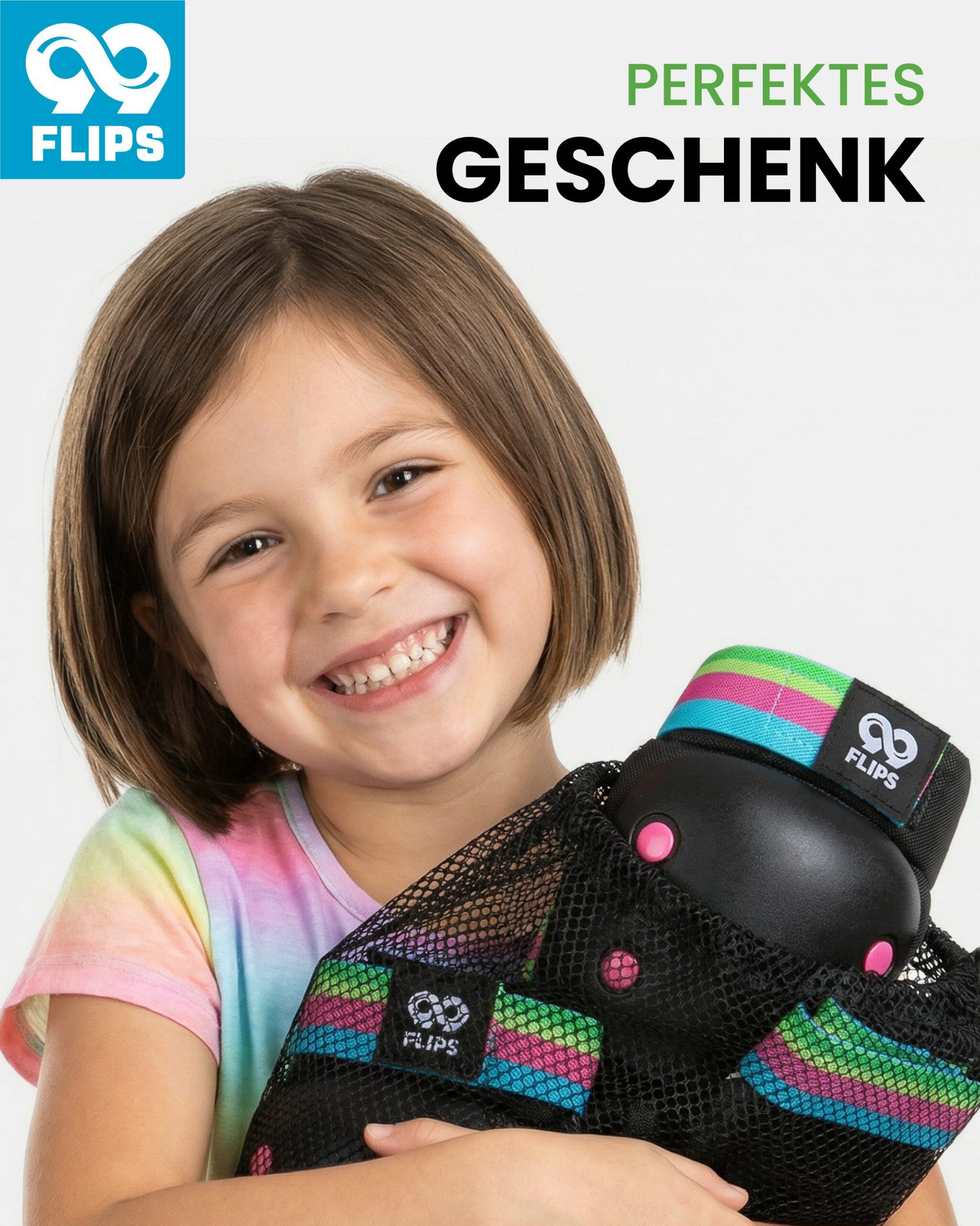 Protecciones Patines Niña - Rodilleras y Coderas 3-12, Protectores Niño skate 6/7