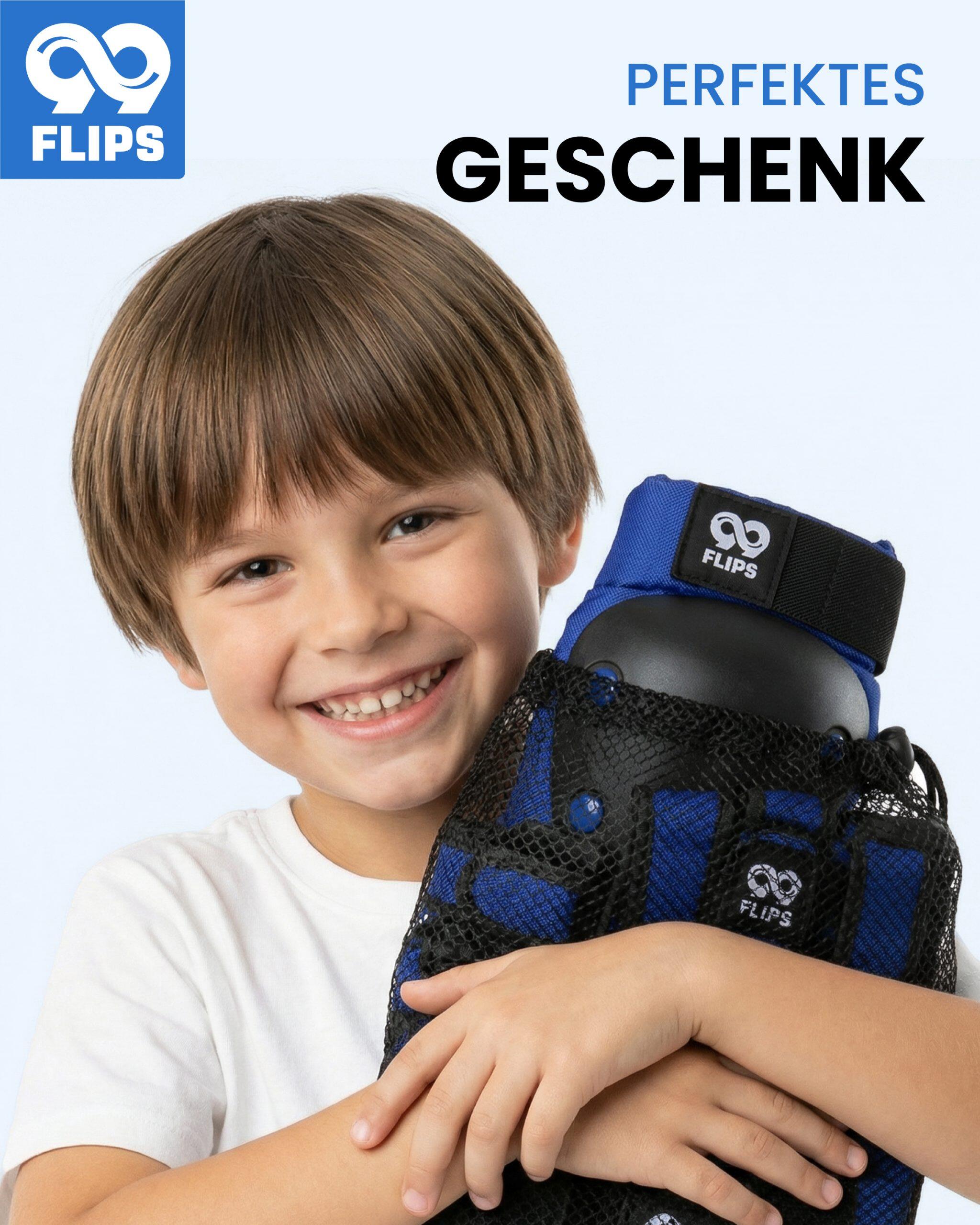 Protezioni Pattini Bambina Ginocchiera Bambini - Set Protezione Skateboard 3-12 6/7