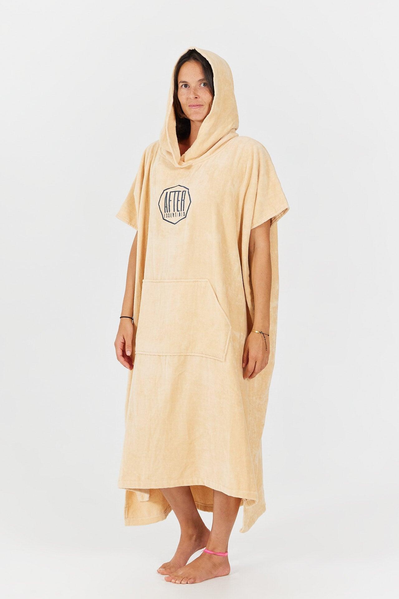 Volwassen Surf Poncho - Logo - Oranje 3/4