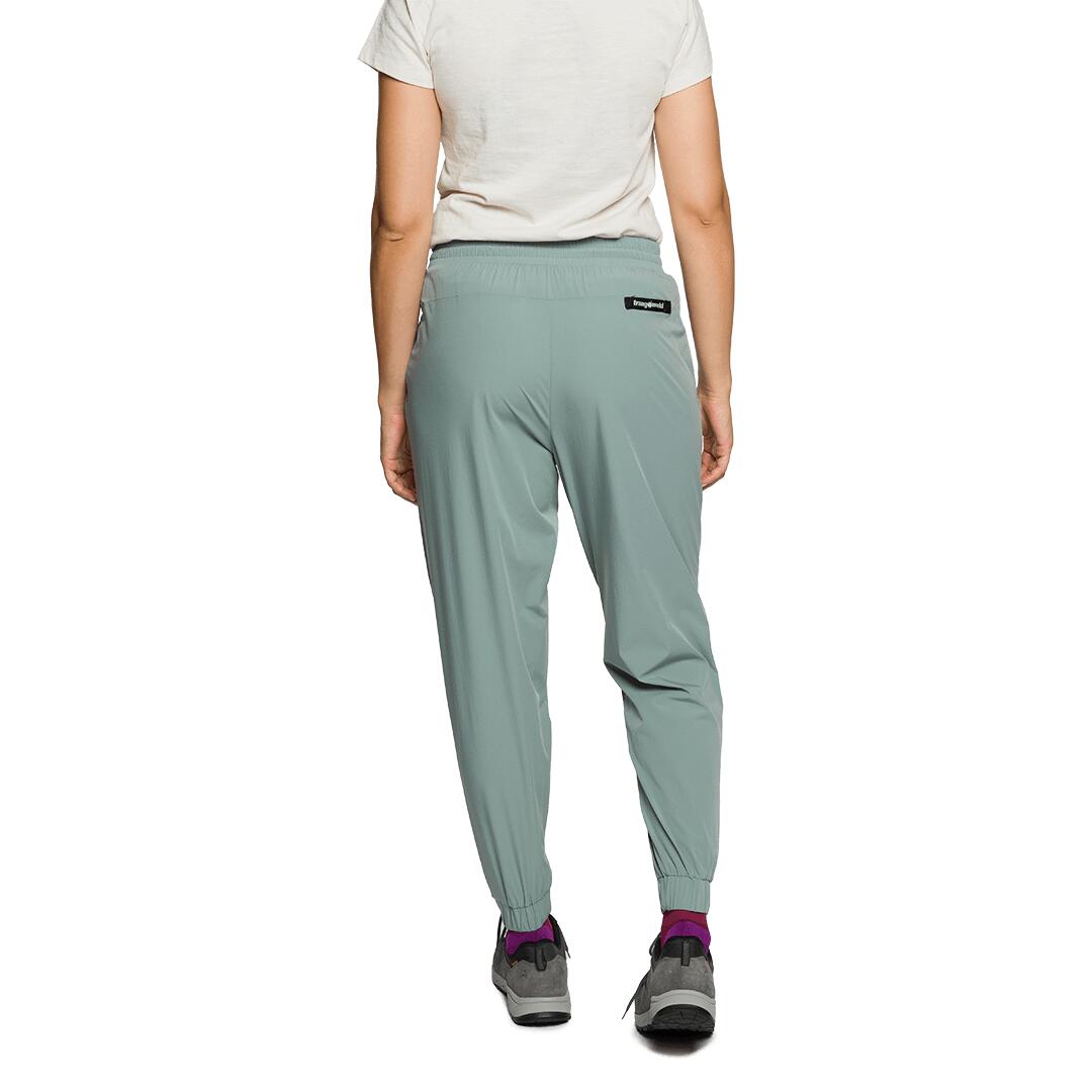 Calcas De Caminhada Mulher - TRANGO Pant Largo MULLE SS - Grey Green 2/7