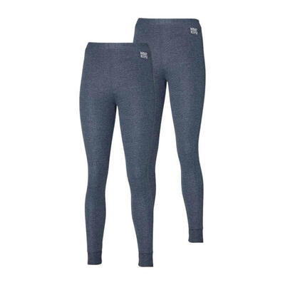 Pantaloni termici da donna color antracite confezione da 2