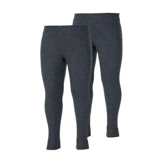 Heatkeeper - Pantalon thermique pour enfant - Anthracite - 2 pièces