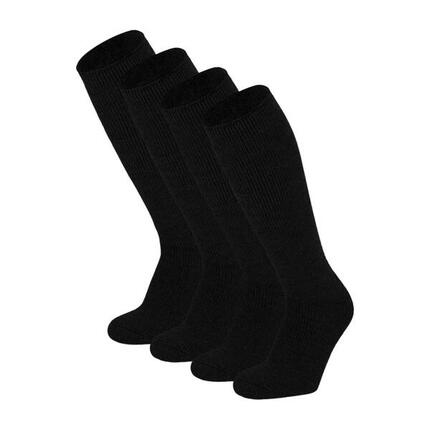 Heatkeeper - Chaussettes hautes thermiques pour femmes - 2 paires - Bleu marine