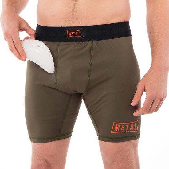 Short compression Metal Boxe Olive XXL