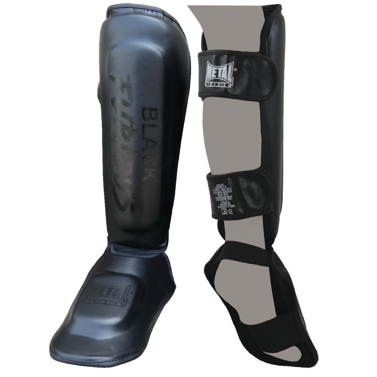 Espinilleras de boxeo thaï + pie Metal Boxe 2/2