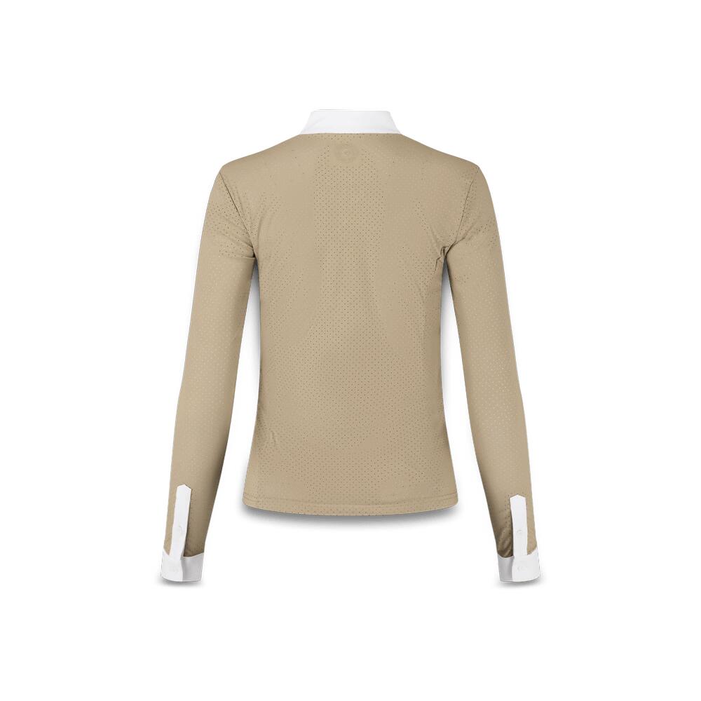 Show shirt women Heritage Air long sleeve beige size 40 - Größe 3/3