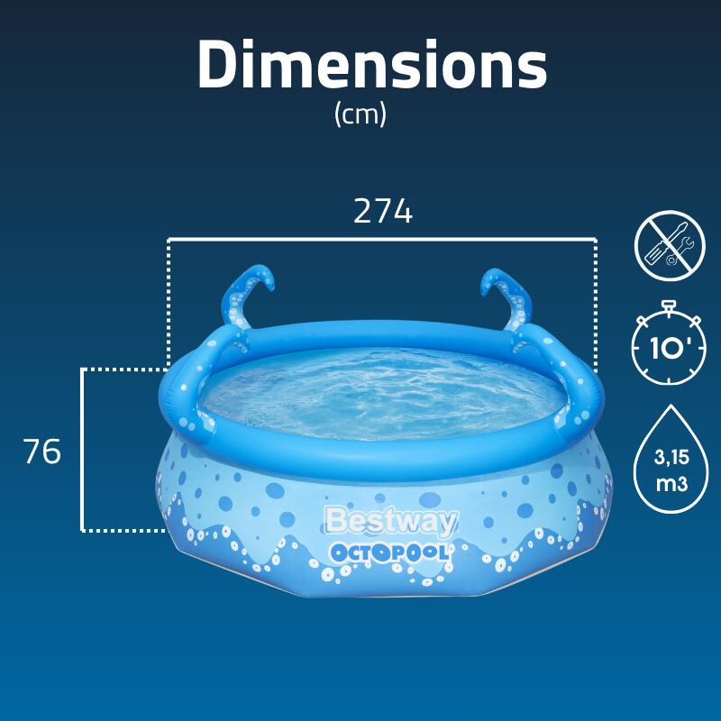 Bestway Piscina Easy Set OctoPool 274x76 cm 3/7