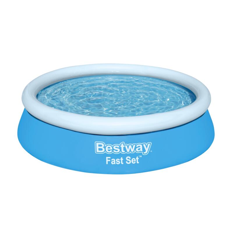 Bestway 6ft x 20in Blue Round Fast Set Inflatable Above Ground Pool 1/7