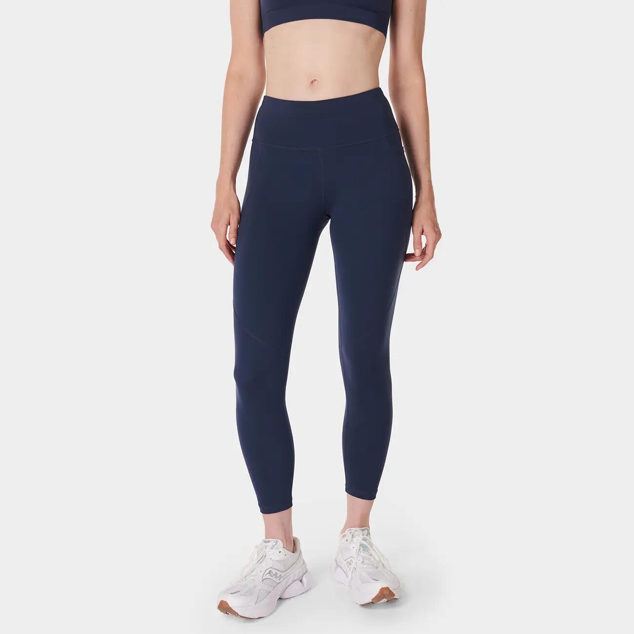 SWEATY BETTY Power Gym Leggings Broek DONKERBLAUW S 4/7