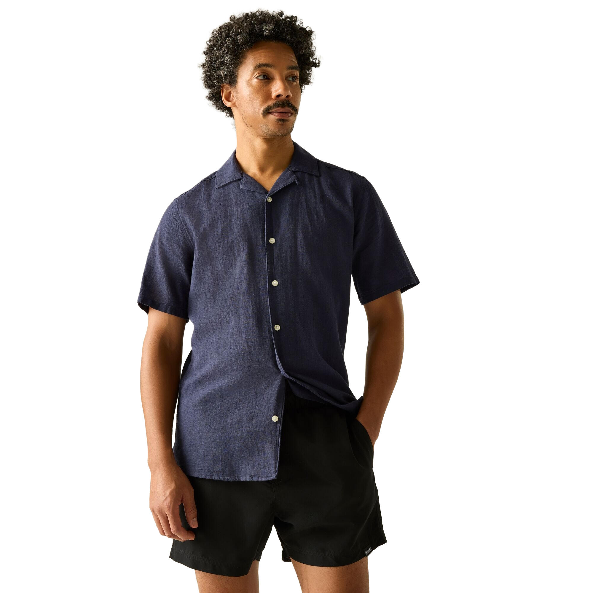Heren Mawson II Zwemshort (Zwart/Sonisch Blauw) 4/5