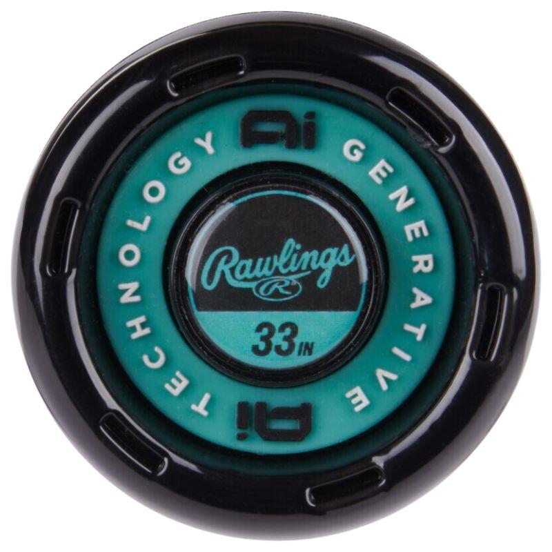 Rawlings RBB5MC3 Mach AI Alloy BBCOR Baseball Bat Adult (-3) | 34 inch 5/5