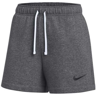 Damesshort nike fleece katoen donkergrijs