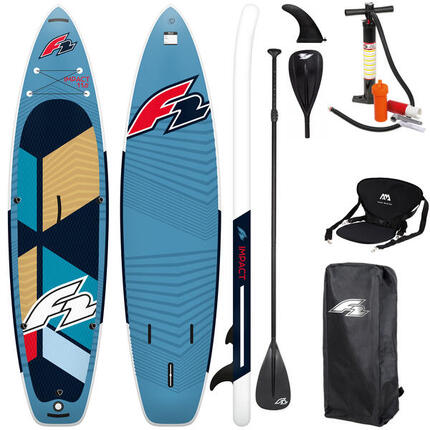 DESKA SUP POMPOWANA F2 IMPACT 10'8'' 325 CM COMBO Wiosło 2w1 i Siedzisko
