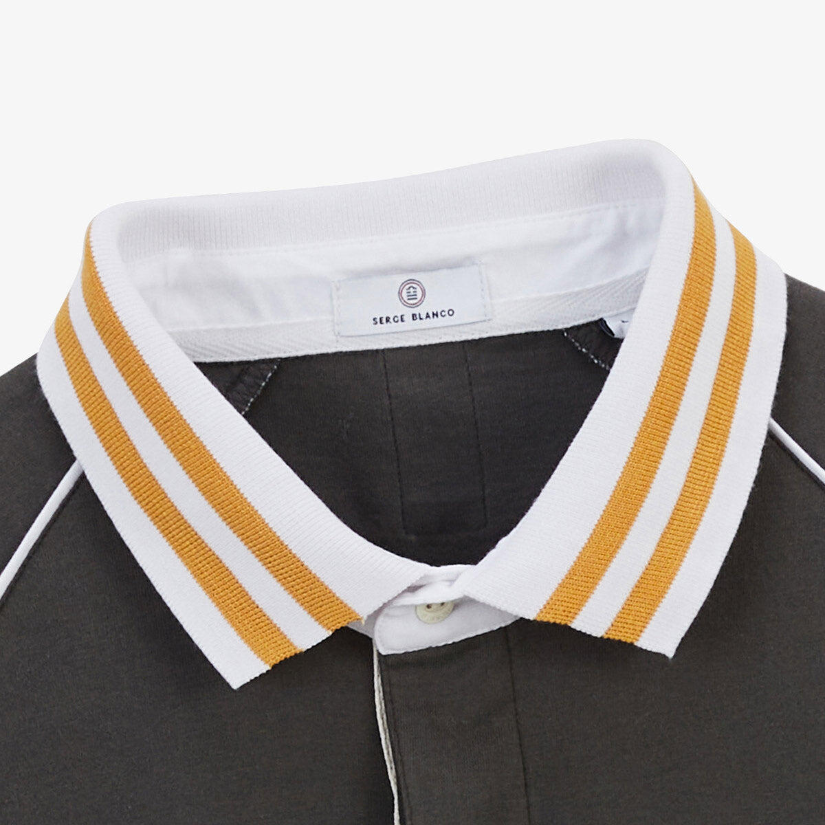 Maglia da rugby con maniche raglan in cotone grigio antracite 4/5