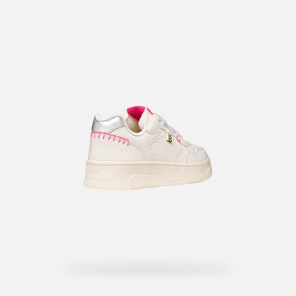 Baskets Fille LESTRELLA GIRL Ivoire Clair/Argent 6/7