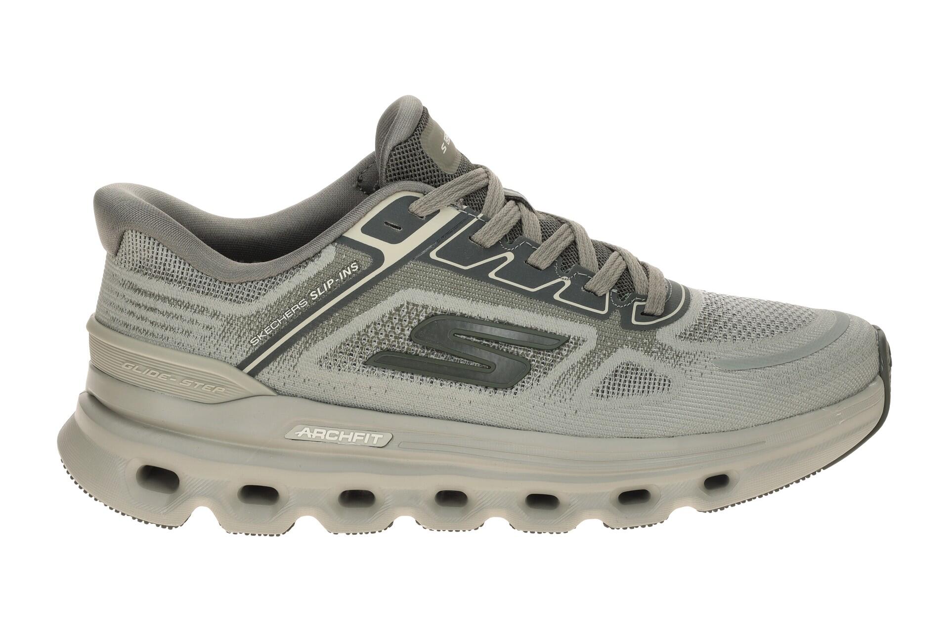 Skechers Go Run Glide Schuhe grün grau Sport Slip-Ins 221120 2/7