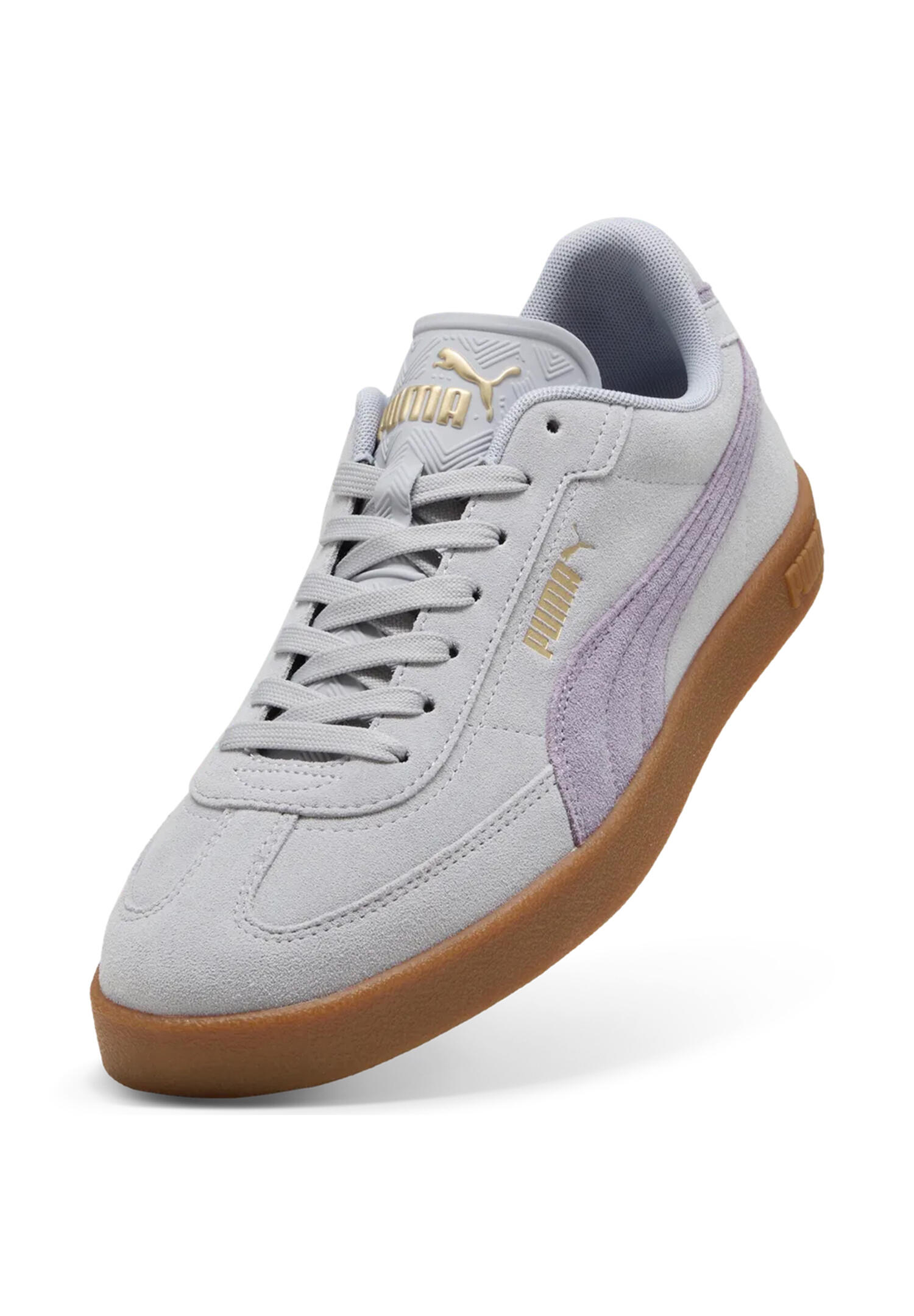Puma Damen Club II Era Suede Sneaker 400717-28 Vibrant Silver-Lilac Luster 5/7