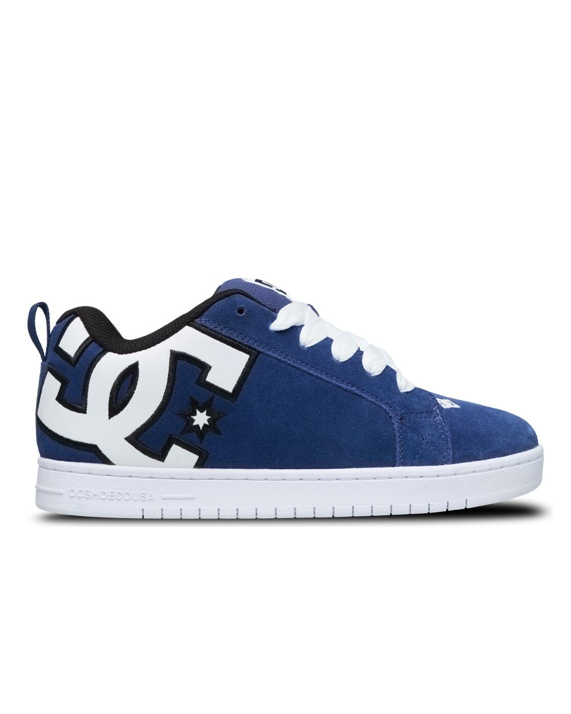 Zapatillas de piel COURT GRAFFIK Azul Hombre 2/4