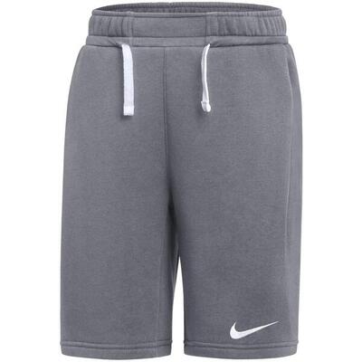 Kindershort nike fleece katoen grijs