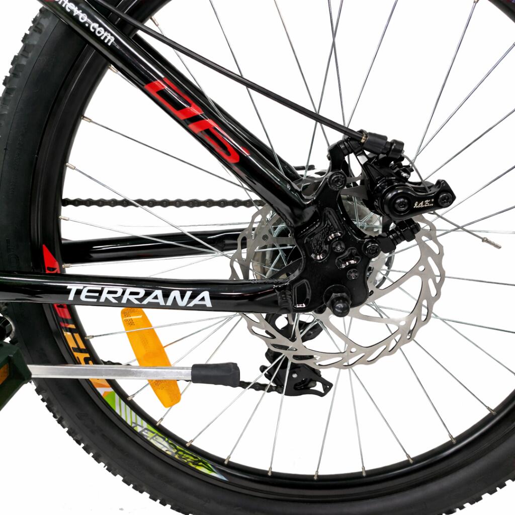 Kids Bike DHS Terrana 2423 – 24 Zoll, Modell 2026, Rot-Schwarz 7/7