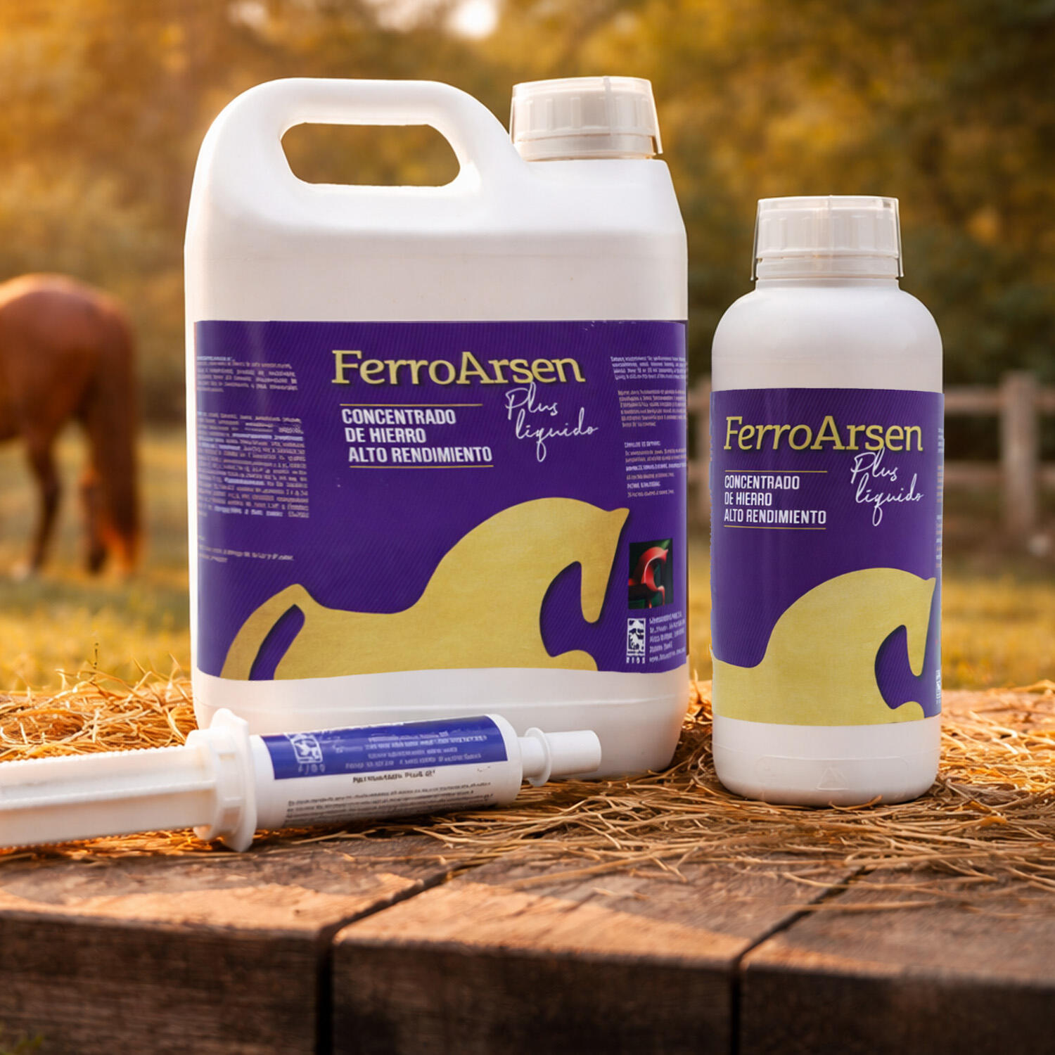 Suplemento Hierro Caballos LABORATORIOS PINO Ferroarsen Plus Líquido 60 ml 4/4