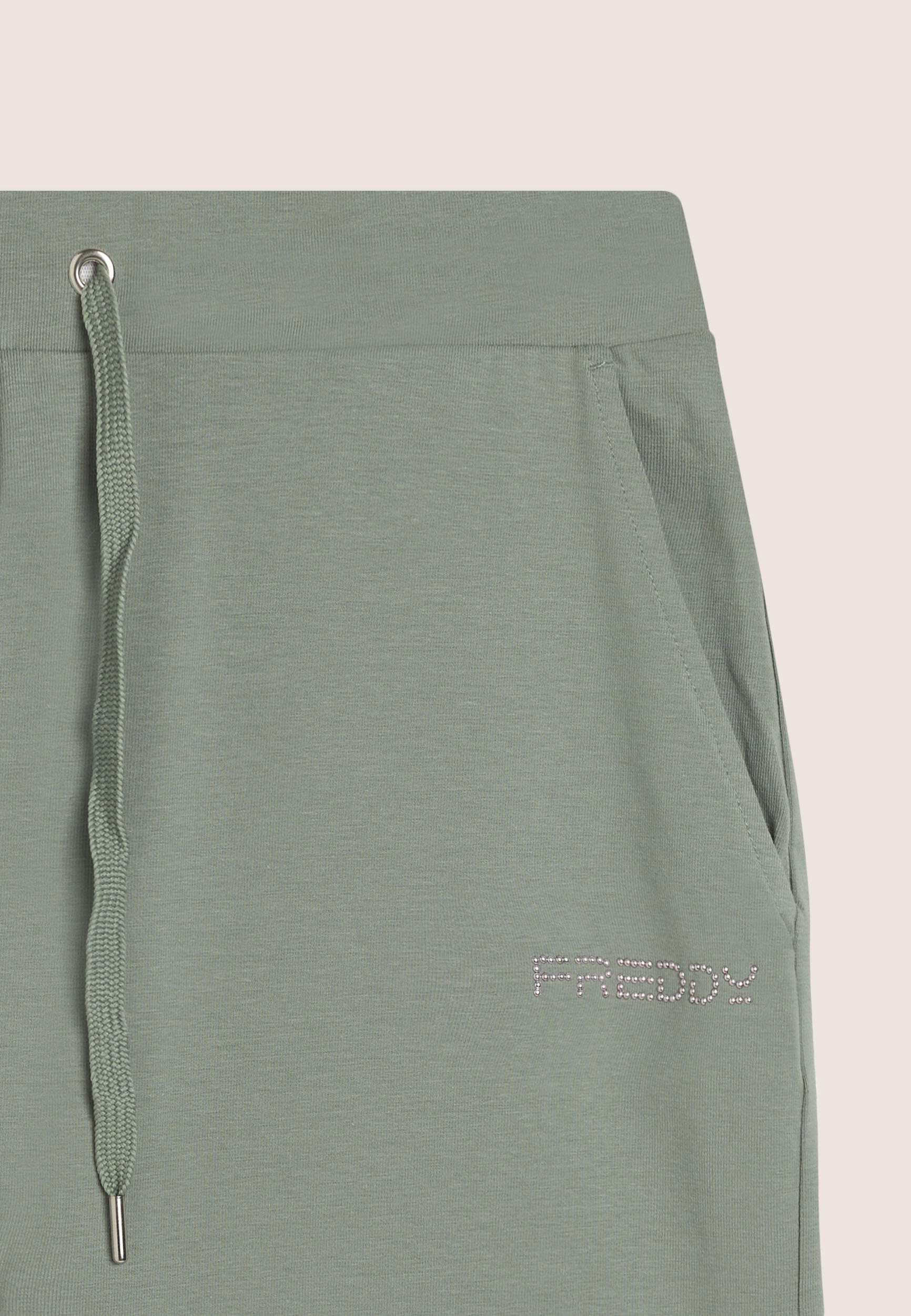 Pantaloni Corti in Jersey con Coulisse e Logo FREDDY 3/3