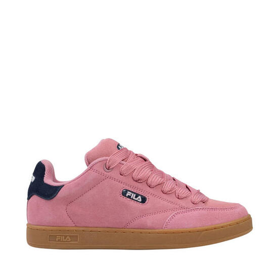 FILA Baskets femme rose - synthétique/textile, lacets, semelle caoutchouc