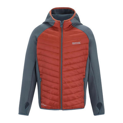 Andreson hybride gewatteerd jasje voor kinderen/kinderen (donkere storm/brick)