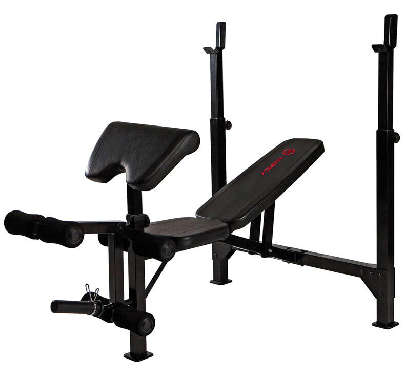 MARCY ECLIPSE BE5000 OLYMPIC WEIGHT BENCH WITH RACK 1/6