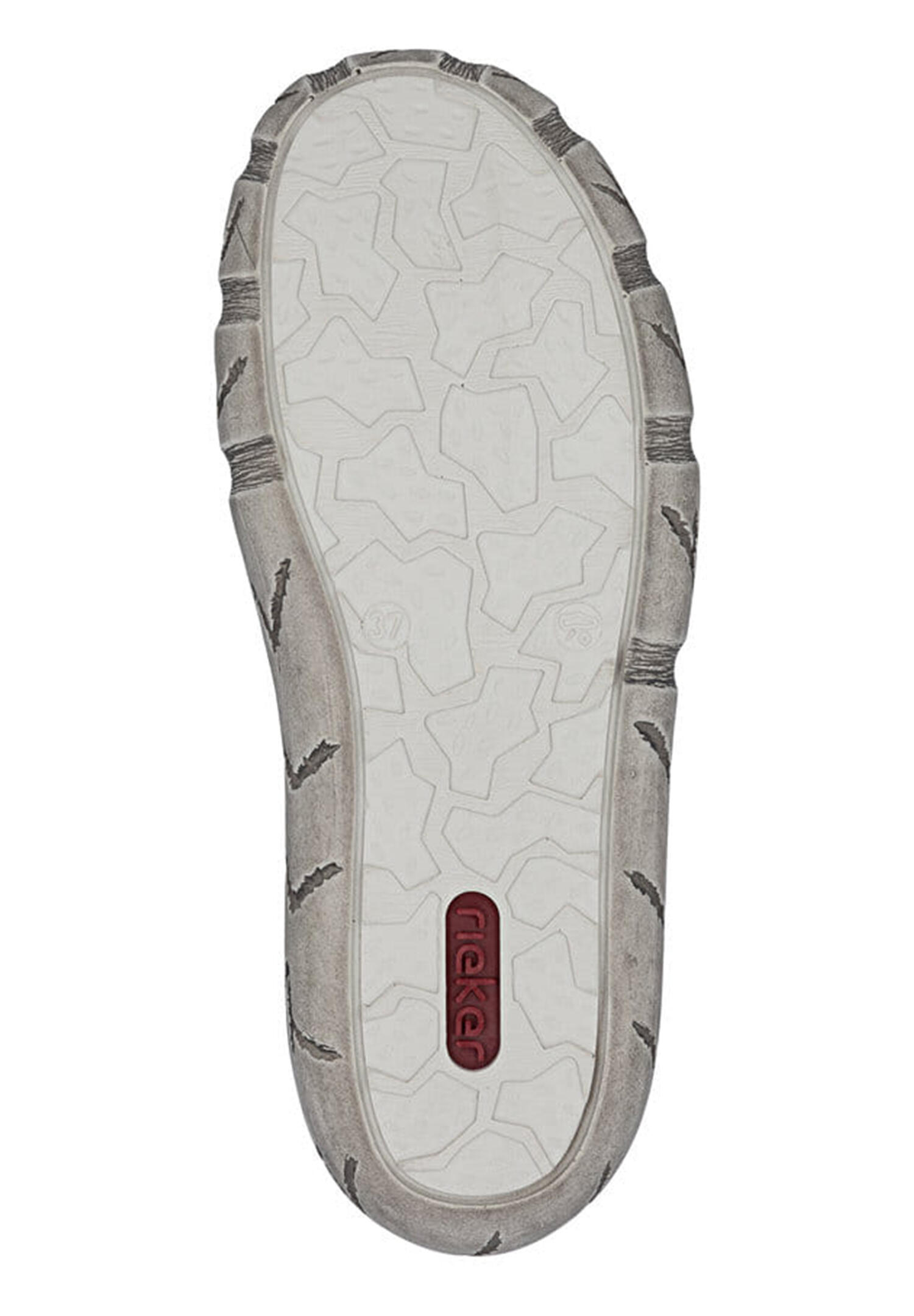 Rieker Damen Slipper Slipper Freizeit bequem Memory-Foam L0355-61  Beige 4/5