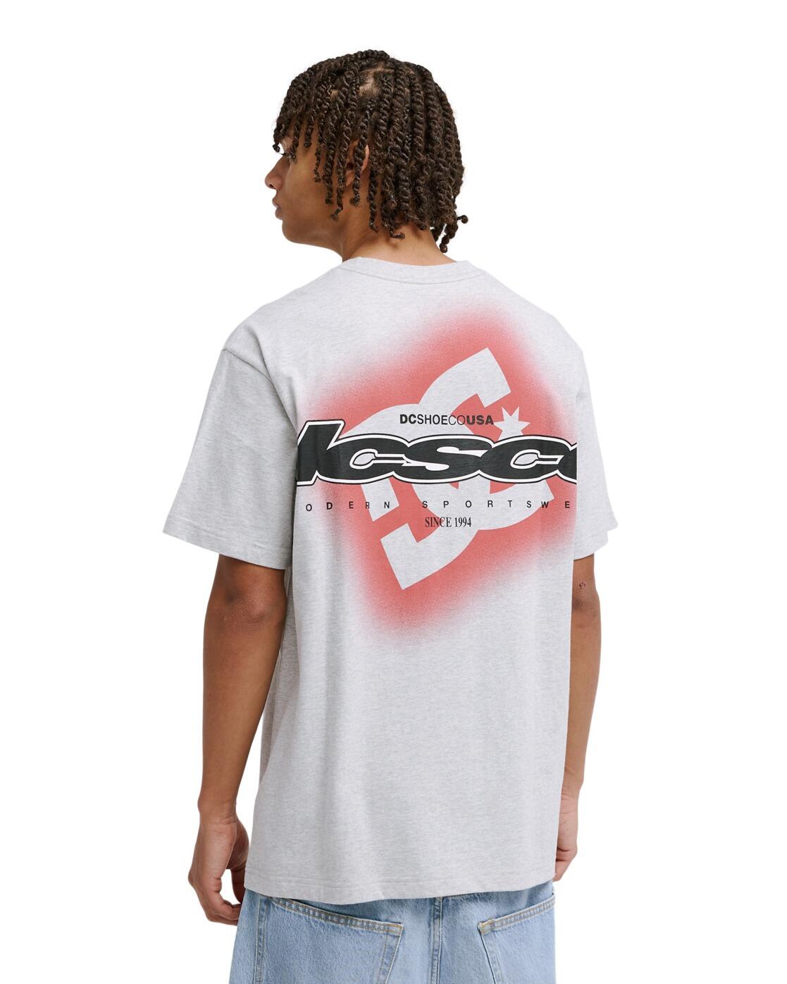 T-shirt met korte mouwen BLUR MARK Grau Heren 2/4
