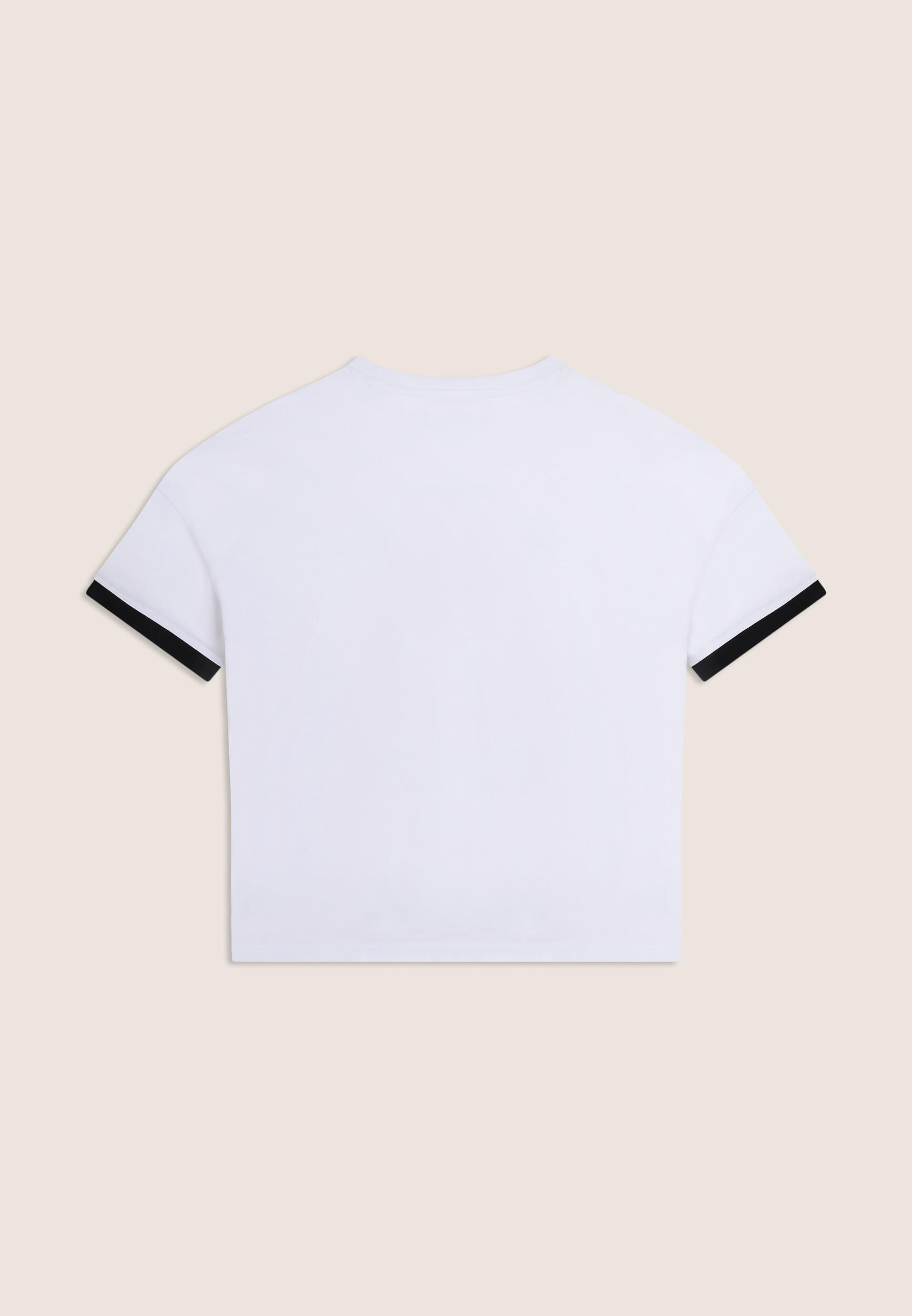 T-shirt avec imprimé MOV perlé et détails contrastés 2/3