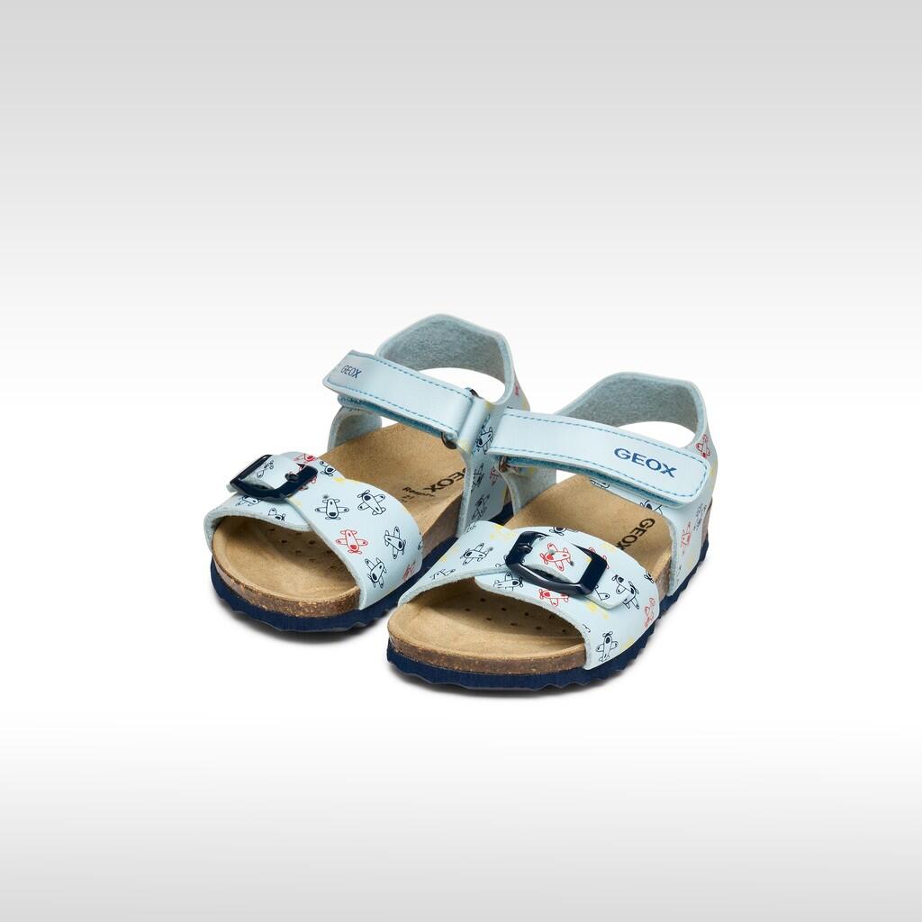 Sandales Bébé Garçon B SANDAL CHALKI BOY Bleu Clair 3/7