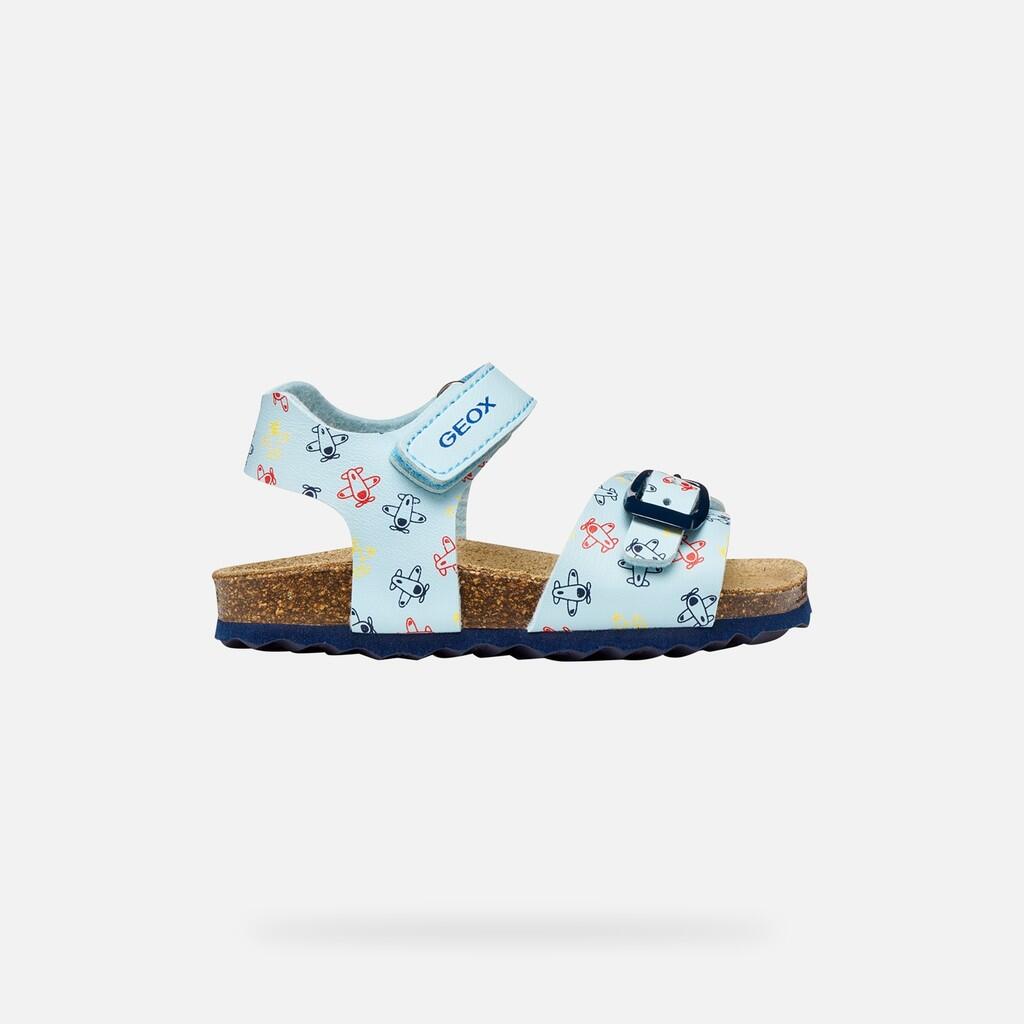 Sandales Bébé Garçon B SANDAL CHALKI BOY Bleu Clair 2/7