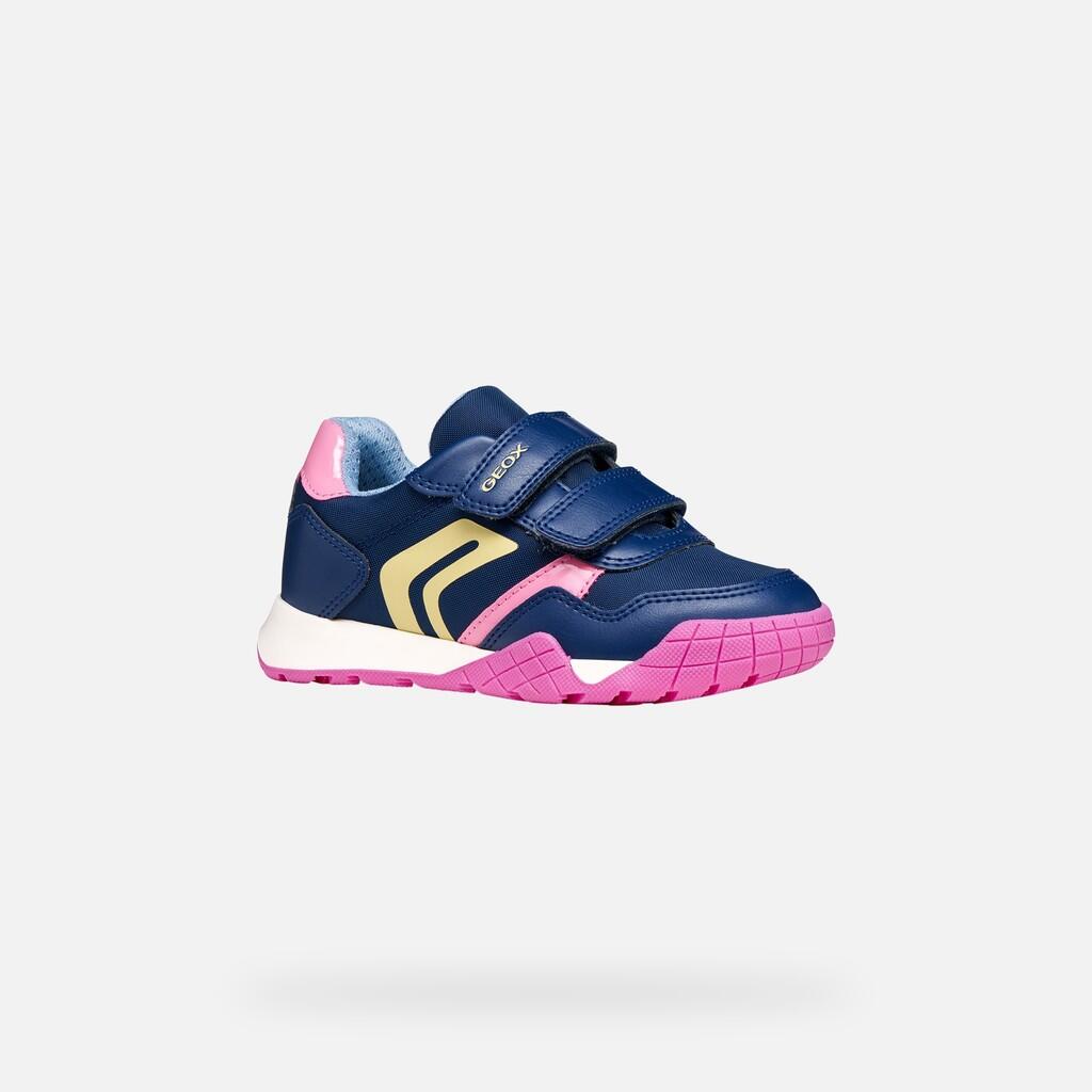 Baskets Fille RANN-E GIRL Bleu Roi Foncé/Rose 4/7